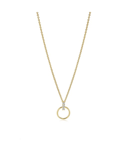 Italgem Stainless Steel & Gold Plated Circle Necklace Comment ça marche