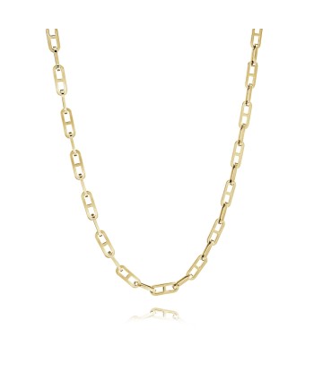 Italgem Stainless Steel & Gold Plated Oval Link Chain commande en ligne