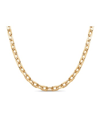 Yellow Gold Oval Bean Necklace Fin de série