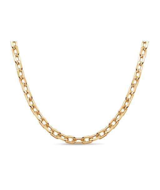 Yellow Gold Oval Bean Necklace Fin de série