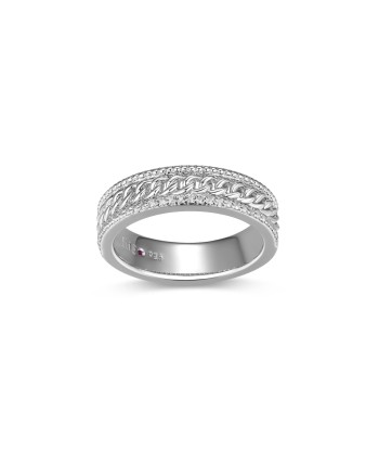 Elle Sterling Silver Weave Ring Pour