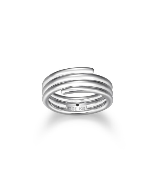 Elle Sterling Silver Goddess Three Row Ring À commander