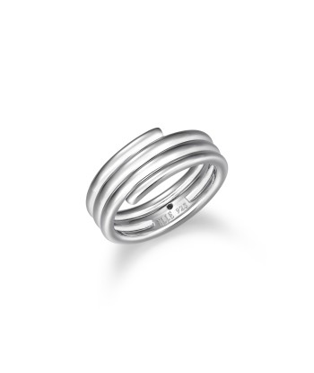 Elle Sterling Silver Goddess Three Row Ring À commander