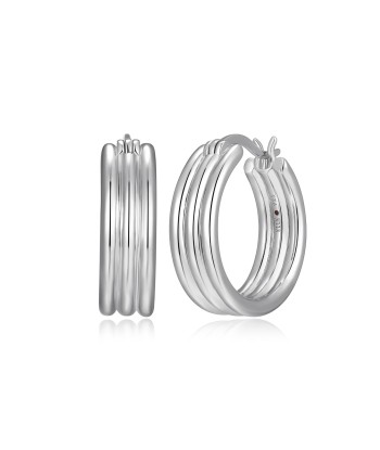 20MM Elle Goddess Sterling Silver Hoop Earrings meilleur choix