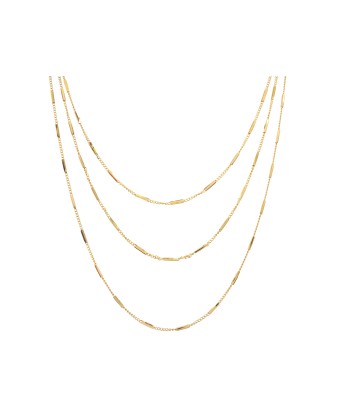 Casablanca Gold Plated Layered Sterling Silver Necklace 50-70% off 