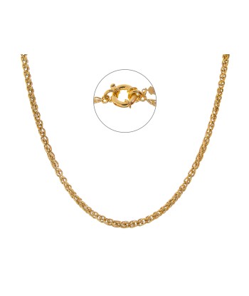 Casablanca Gold-Plated Rope Chain Sterling Silver Necklace Vous souhaitez 