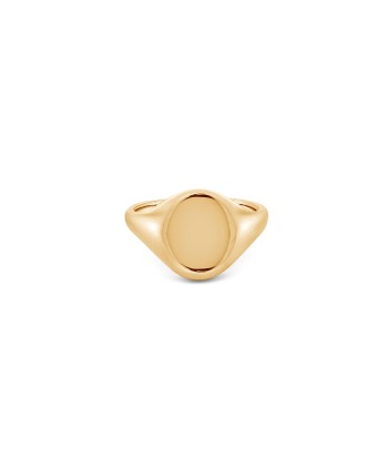 Yellow Gold Oval Signet Ring votre