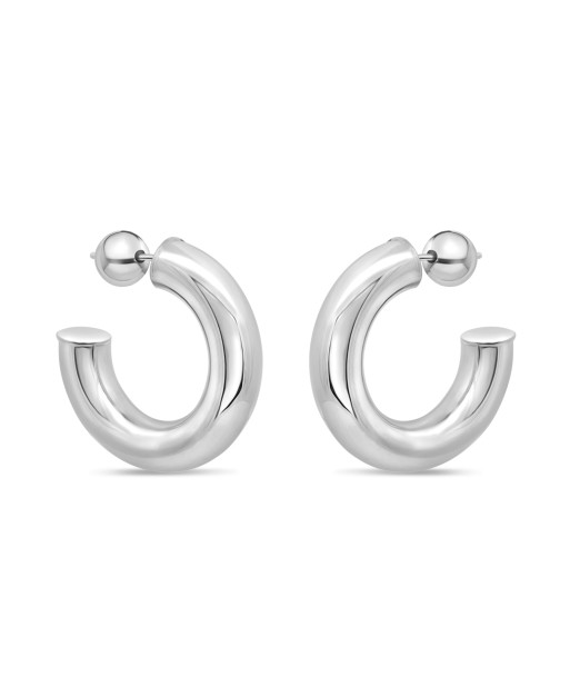 Casablanca Sterling Silver Half Hoop Earrings Venez acheter