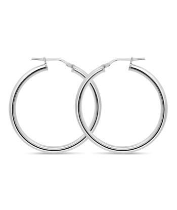 Casablanca Sterling Silver Tube Hoop Earrings suggérées chez