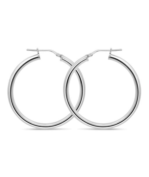 Casablanca Sterling Silver Tube Hoop Earrings suggérées chez