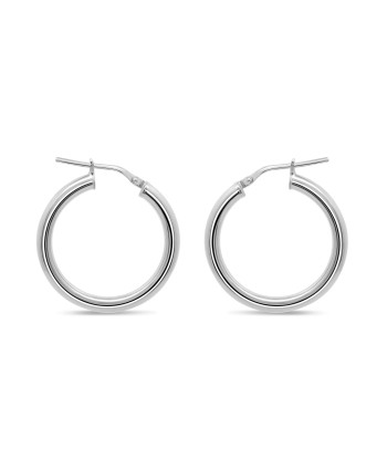 Casablanca Sterling Silver Tube Hoop Earrings: Medium Comment ça marche