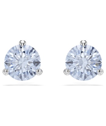 Swarovski Blue Crystal Stud Earrings de pas cher