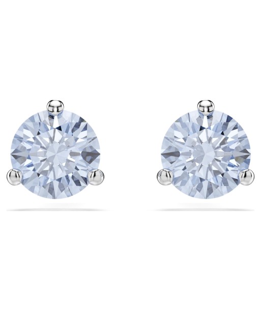 Swarovski Blue Crystal Stud Earrings de pas cher