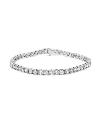 7.21CTW White Gold Lab Grown Diamond Tennis Bracelet acheter