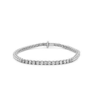 5.13CTW White Gold Lab Grown Diamond Tennis Bracelet pas cher