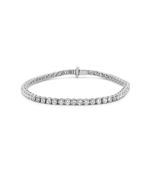 5.13CTW White Gold Lab Grown Diamond Tennis Bracelet pas cher