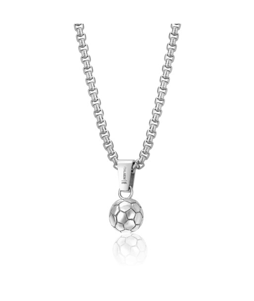 Italgem Stainless Steel Soccer Necklace france