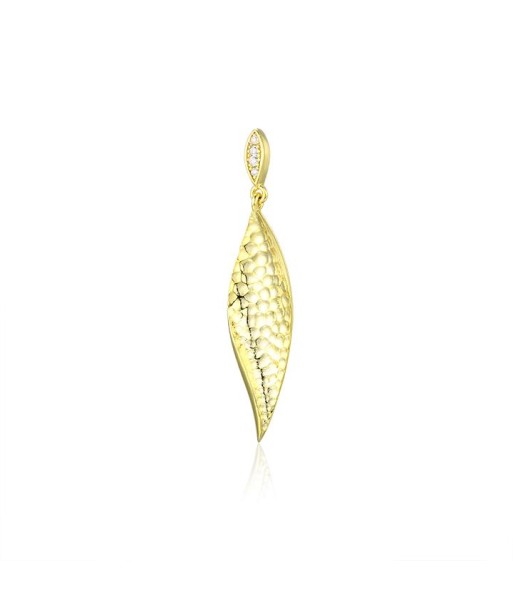 Casablanca Yellow Gold Plated Feather Necklace Economisez 