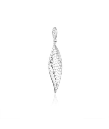 Casablanca Sterling Silver Feather Necklace outlet