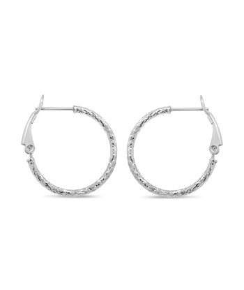 Sterling Silver Diamond Cut Earrings vous aussi creer 