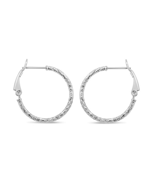 Sterling Silver Diamond Cut Earrings vous aussi creer 