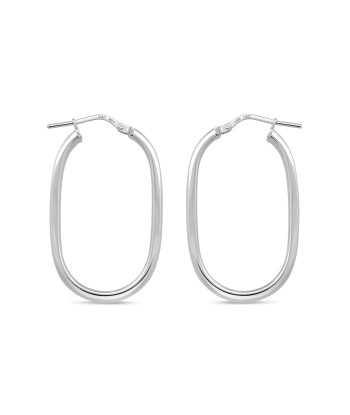 Sterling Silver Round Hoop Earrings solde