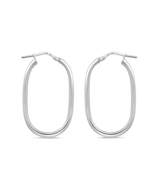 Sterling Silver Round Hoop Earrings solde