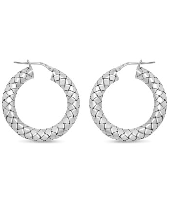 Sterling Silver Wide Path Earrings pas cher chine