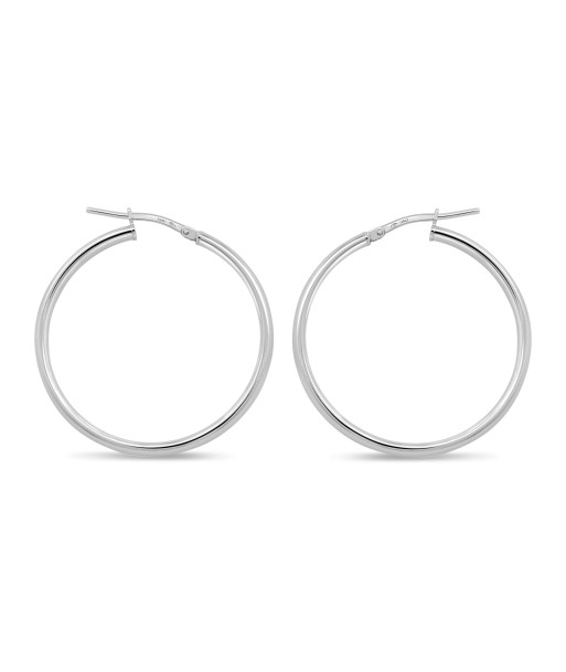 Sterling Silver Large Hoop Earrings les ligaments