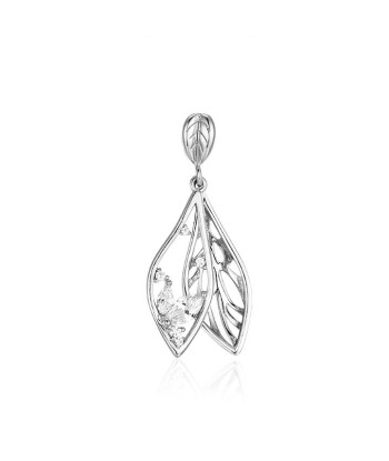 Casablanca Sterling Silver Leaf Necklace livraison et retour toujours gratuits