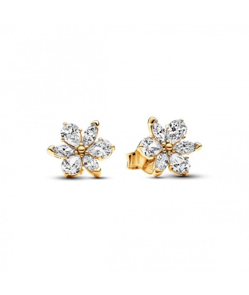 FINAL SALE - Pandora Gold Plated CZ Herbarium Cluster Stud Earrings ouvre sa boutique