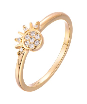 Casablanca Yellow Gold Plated Sun Ring basket pas cher