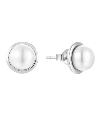 Casablanca Shell Pearl Stud Earrings Découvrez la collection