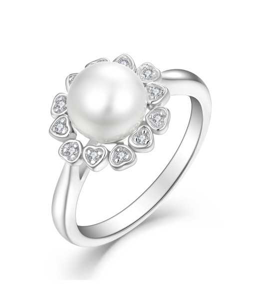 Casablanca Silver Flower Pearl Ring l'évolution des habitudes 