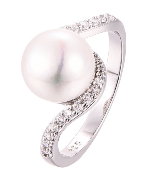 Casablanca Silver Pearl Ring soldes