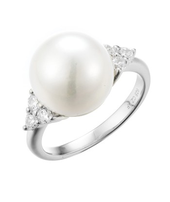 Casablanca Silver Pearl Ring Fashion Ring Amélioration de cerveau avec