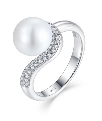 Casablanca Silver Pearl Ring pas cher