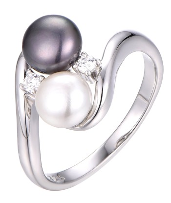 Casablanca Silver Dark Pearl Ring livraison et retour toujours gratuits