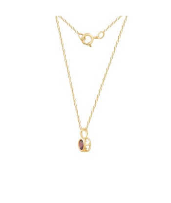 Casablanca 10KT Yellow Gold Birthstone Necklace rembourrage situé sous