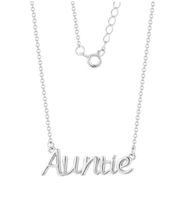 Casablanca Family Ties Sterling Silver Necklace: Auntie Fin de série