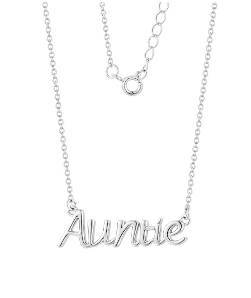 Casablanca Family Ties Sterling Silver Necklace: Auntie Fin de série