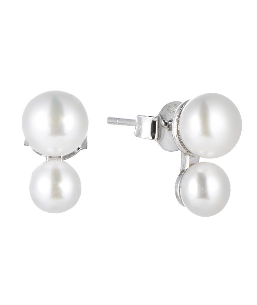 Casablanca Sterling Silver Pearl Stud Earrings 2 - 3 jours ouvrés.