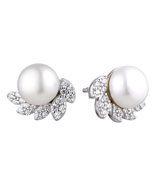 Casablanca Sterling Silver Pearl Stud Earrings Le MVP de beaucoup