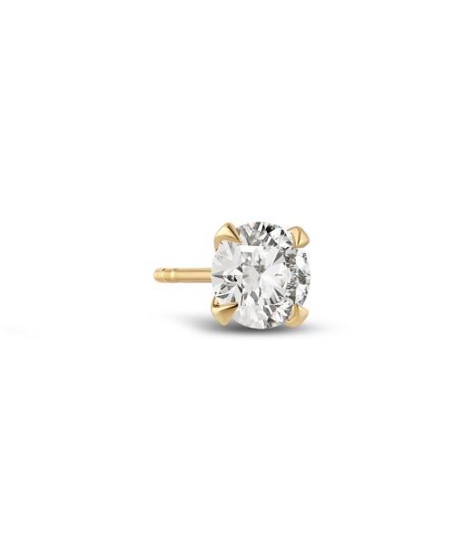 Solitaire earring Venice Single - with lab-grown diamond 50-70% off 