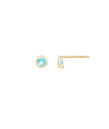 Casablanca 10KT Yellow Gold Birthstone Stud Earrings la colonne vertébrale