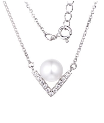 Casablanca Pearl V Necklace 2023