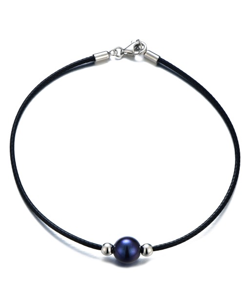 Casablanca Leather & Blue Pearl Bracelet Comparez plus de prix