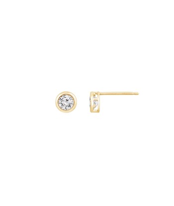 Casablanca 10KT Yellow Gold Birthstone Stud Earrings la colonne vertébrale