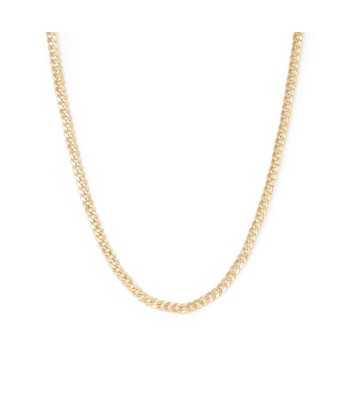 Flat Curb Necklace - 10 Karat Gold Faites des économies