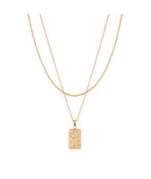 Work of Art Necklace - Gold outlet